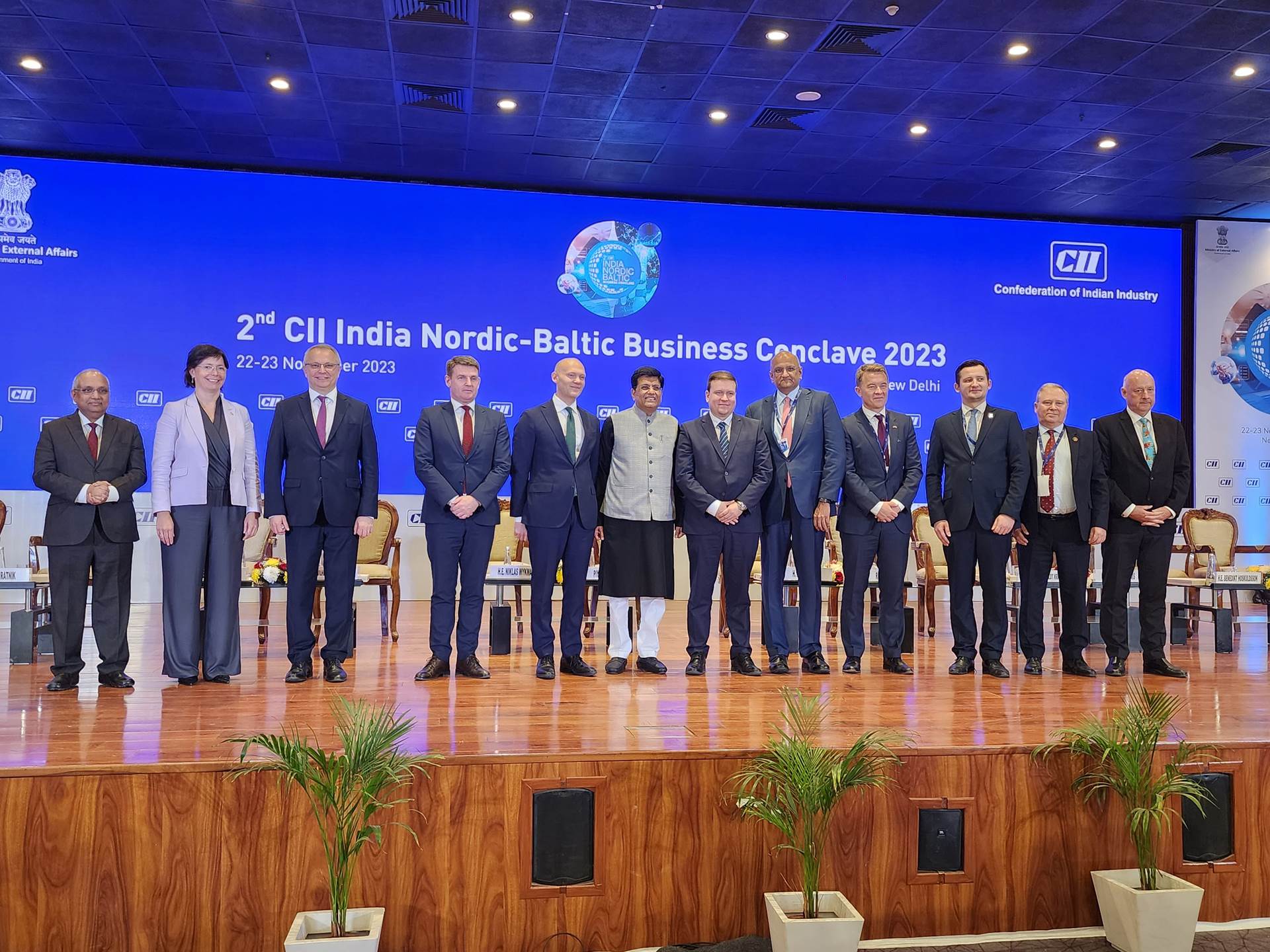 Nordic-Baltic Business Conclave in New Delhi. - mynd